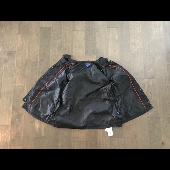 Mackintosh Black Rain Anorak w/ pocket and hood - Picture 5 of 6